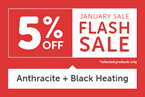 Flash Sale Black & Anthracite Heating