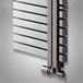 Aeon Combe Vertical Designer Heated Towel Rail Radiator - Right Hand - Brushed - 1460 x 500mm