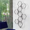 Aeon Honeycomb Stainless Steel Wall Mounted Vertical Designer Radiator