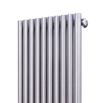 Aeon Imza Stainless Steel Vertical or Horizontal Designer Radiator - Brushed - 1000 x 470mm