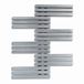 Aeon Labren Stainless Steel Wall Mounted Vertical Designer Radiator - Brushed - 975x800