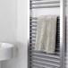 Aeon Serhad Stainless Steel Vertical Designer Heated Towel Rail Radiator