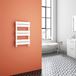 Brenton Avezzano White Flat Panel Heated Towel Rail - 650 x 400mm