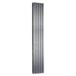 Brenton Flat Double Panel Vertical Radiator - 1800mm x 360mm - Anthracite