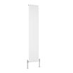 Brenton Flat Single Panel Vertical Radiator - 1800mm x 360mm - White