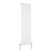 Brenton Flat Single Panel Vertical Radiator - 1800 x 480mm - White