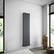 Brenton Oval Double Panel Vertical Radiator - 1500mm x 350mm - Anthracite