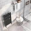 Brenton Pagosa Anthracite Heated Towel Rail - Double Layer Design - 800 x 400mm