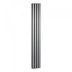 Brenton Oval Double Panel Vertical Radiator - 1800mm x 235mm - Anthracite