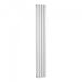 Brenton Oval Double Panel Vertical Radiator - 1800mm x 235mm - White