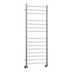 DQ Heating Siena Electric Only Heated Towel Rail - Polished Stainless Steel - 1190 x 500mm