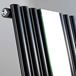 DQ Heating Cove Mirror Mild Steel Vertical Designer Radiator - Anthracite - 1800 x 500mm