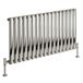 DQ Heating Cove Single Panel Stainless Steel Horizontal Designer Radiator - Brushed - 600 x590