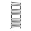 DQ Heating Cove Polished Stainless Steel Vertical Designer Heated Towel Rail