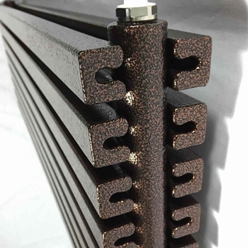 DQ Heating Cube Single Panel Mild Steel Horizontal Designer Radiator - Anthracite