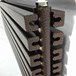 DQ Heating Cube Single Panel Mild Steel Vertical Designer Radiator - Dark Grey