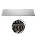 DQ Heating Cube Single Panel Mild Steel Horizontal Designer Radiator - Dark Grey - 400 x 1771mm