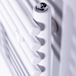 DQ Heating Altona Vertical Heated Towel Rail - White - 1200 x 500mm