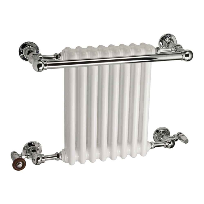 DQ Heating Ashill Wall Mounted Luxury Traditional Heated Towel Rail