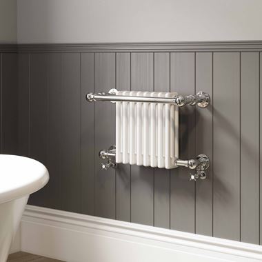 DQ Heating Ashill Wall Mounted Luxury Traditional Heated Towel Rail
