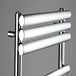 DQ Heating Cove Polished Stainless Steel Vertical Designer Heated Towel Rail