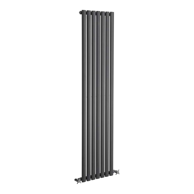 DQ Heating Cove Single Panel Mild Steel Vertical Designer Radiator