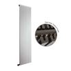 DQ Heating Cube Double Panel Mild Steel Vertical Designer Radiator - Dark Grey