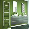 DQ Heating Liana Stainless Steel Vertical Designer Heated Towel Rail - Polished - 800 x 300mm