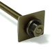 DQ Heating Luxury Wall Stay 265mm Long - Old English Brass
