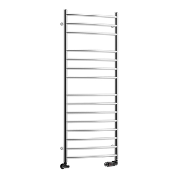 DQ Heating Zante Stainless Steel Vertical Curved Designer Heated Towel Rail
