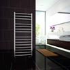 DQ Heating Zante Stainless Steel Vertical Curved Designer Heated Towel Rail