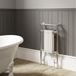 DQ Heating Lynford Floor Mounted Luxury Traditional Heated Towel Rail