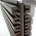 DQ Heating Cube Single Panel Mild Steel Vertical Designer Radiator - Anthracite