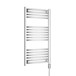 Brenton Apollo Electric Curved Heated Towel Rail - 22mm - 1000 x 500mm - Thermostatic Element