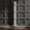 EliteHeat Vertical Designer 3 Column White Radiator - 1800mm Tall