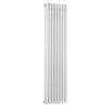 Hudson Reed Colosseum Triple Column Vertical Designer Radiator - White - 1800x381