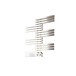 Aeon Labren Stainless Steel Wall Mounted Vertical Designer Radiator - Polished - 975 x 800mm