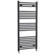 nuie Straight Heated Towel Rail - Anthracite - 1150 x 500mm