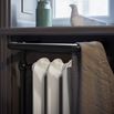 Terma Cast Iron White & Matt Black Surround Heated Towel Rail - 900 x 490mm