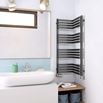 Terma Incorner Designer Heated Towel Rail - Modern Grey - 1005 x 350mm