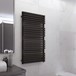 Terma Quadrus Bold One Electric Heated Towel Rail with Heating Element - Metallic Black - 4 Sizes