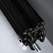 Terma Ribbon HSD Metallic Black Freestanding Horizontal Designer Radiator - 290 x 1540mm