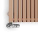 Terma Triga Horizontal Column Radiator - Bright Copper - 610 x 680mm