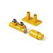 Terma Vario Twins Mustard All In One Integrated 50mm Valves with Pipe Masking Set - Right