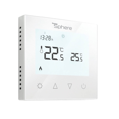 Thermosphere 7.6iG Glass Programmable Thermostat - White Glass